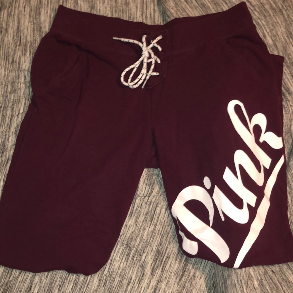 Maroon Victorias Secret PINK set